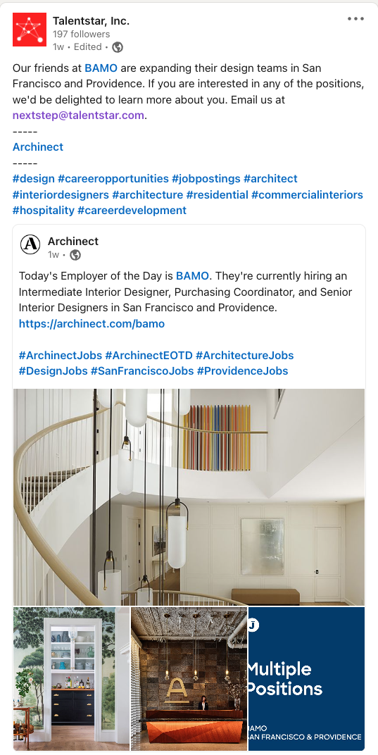 BAMO is hiring in San Francisco CA and Providence RI